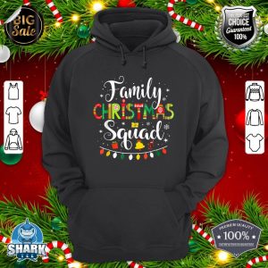 Matching Family Christmas Squad Team Santa Elf Pajamas hoodie