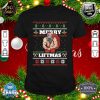 Santa Weightlifting Christmas Fitness Gym Xmas Men shirt