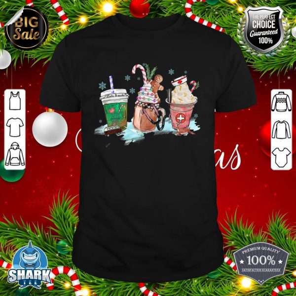 Christmas Coffee Nurse shirt