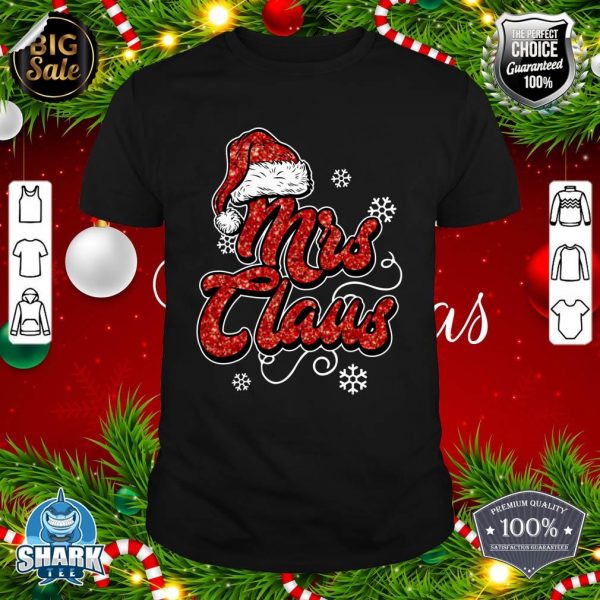 Mrs Clause Husband Wife Mom Dad Family Christmas shirt