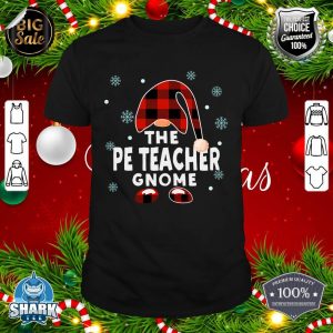 The PE Teacher Gnome Funny Matching Pajama Group Christmas shirt