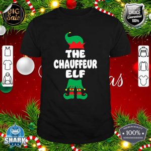 Chauffeur Elf Matching Family Christmas Group Funny Pajama shirt