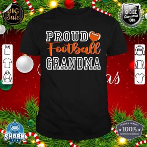 Cute Proud Football Grandma Women Mother's Day Christmas shirt