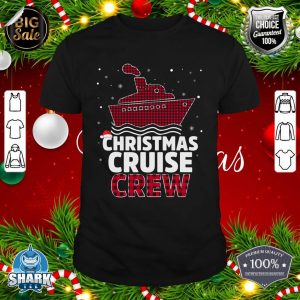 Christmas Cruise Crew Buffalo Santa Hat Christmas party shirt