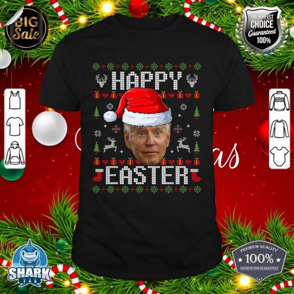 Funny Santa Joe Biden Happy Easter Ugly Christmas Sweater shirt