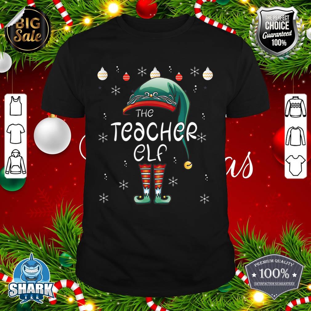 Christmas Pajama The Teacher Elf shirt