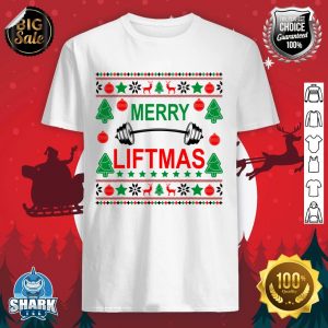 Merry Liftmas Ugly Christmas sweater Gym Workout shirt