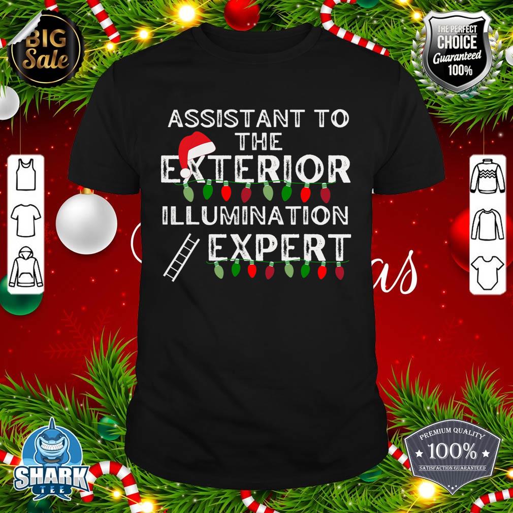 Funny Witty Matching Christmas Exterior Illumination Expert shirt