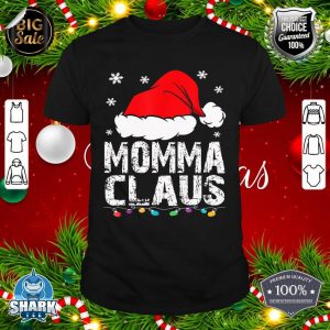 Nice Momma Claus Christmas Pajama Family Matching Xmas shirt