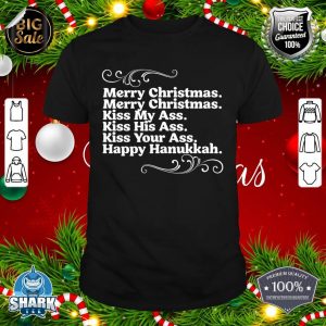 Merry Christmas Kiss My Ass Funny Quote Christmas Vacation shirt