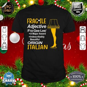 Leg Lamp Fragile Definition Funny Major Award Christmas shirt