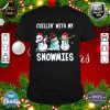 Chillin With My Snowmies Family Pajamas Snowman Christmas shirt