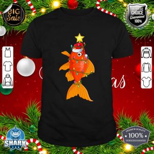 Goldfish Lighting Xmas Tree Matching Goldfish Christmas shirt