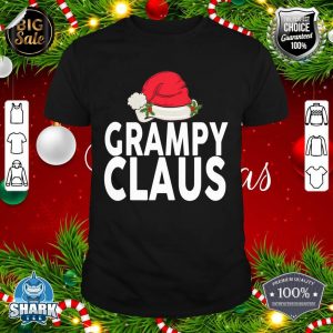 Grampy Claus Christmas Family Group Matching Pajama shirt