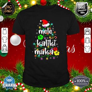 Mele Kalikimaka Shirt For Women Hawaiian Hawaii Christmas shirt