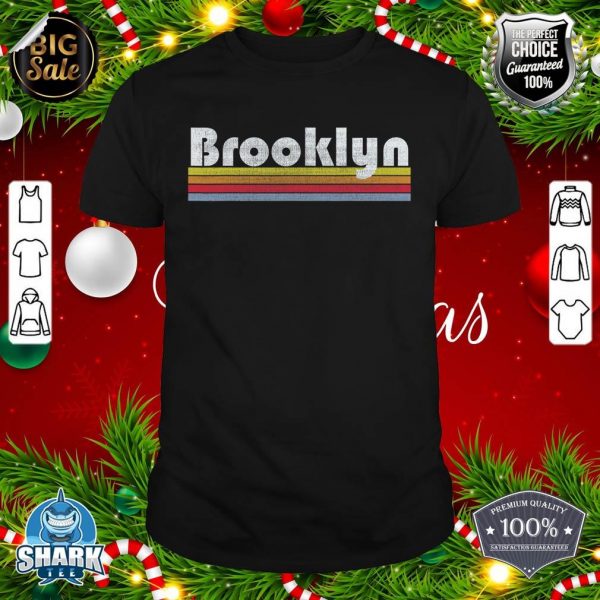 Brooklyn Retro Vintage 70s 80s 90s Men Women Christmas Gift shirt