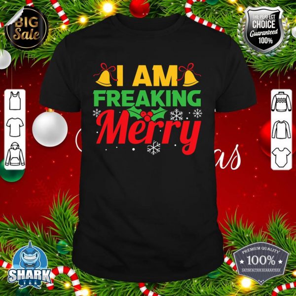 Funny Humor Xmas Graphic Tee for Men Women Merry Christmas shirt