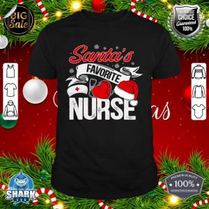 Santa's favorite nurse shirt