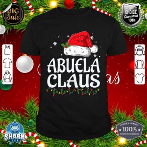 Abuela Claus Christmas Costume Gift Santa Matching Family shirt