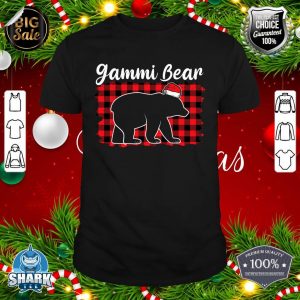 Christmas Gammi Bear Christmas Red Plaid Buffalo Family shirt