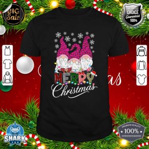 Nice Merry Christmas Gnome Family Christmas For Women Men Kids shirt