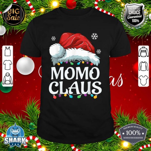 Momo Claus Christmas Costume Gift Santa Matching Family Xmas shirt