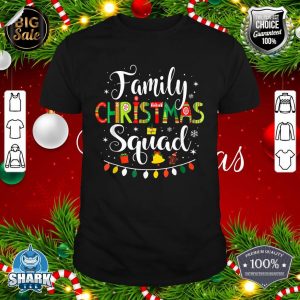 Matching Family Christmas Squad Team Santa Elf Pajamas shirt