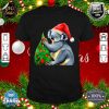 Koala with Santa Hat in Christmas Tree Cute Holiday Design Premium shirt