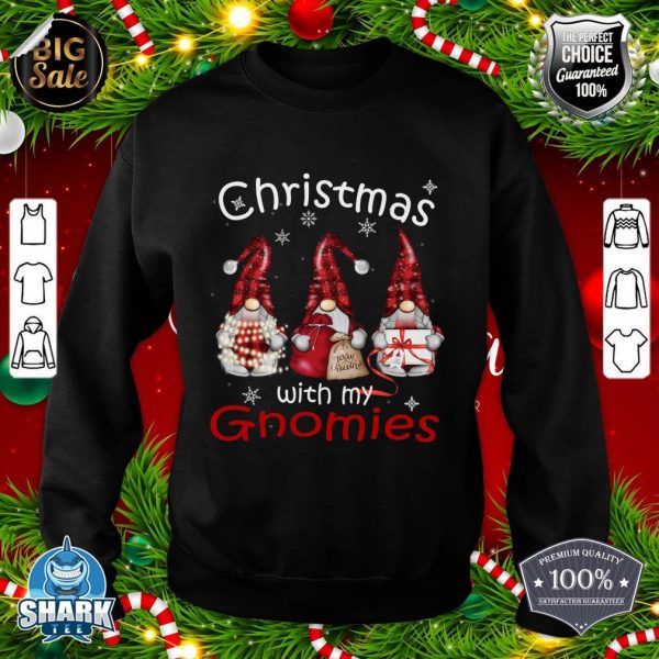 Gnome Family Christmas for Women Men Buffalo Plaid sweatshirt