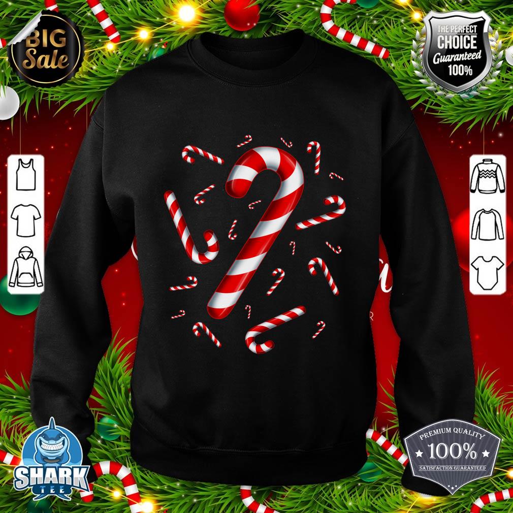 Candy Cane Merry and Bright Red and White Candy Costume sweatshirt
