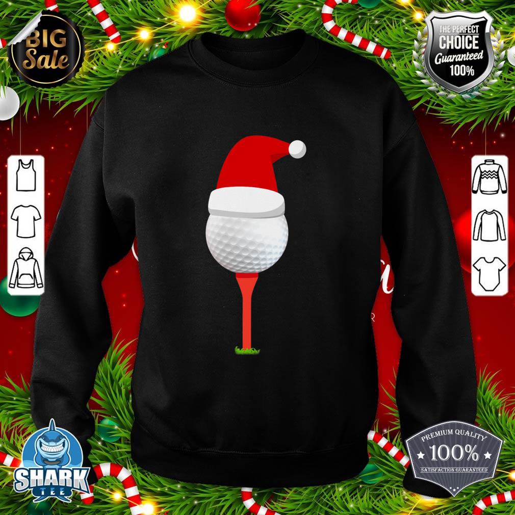 Funny Golfing Christmas Tee Holiday Golf Ball sweatshirt