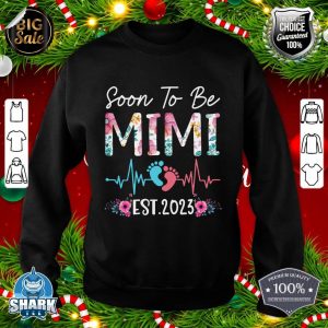 Soon to be Mimi Mothers Day Christmas First Time Mom sweatshirt