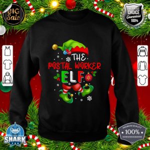 The Postal Worker Elf Christmas Elf Costume Lover Family sweatshirt