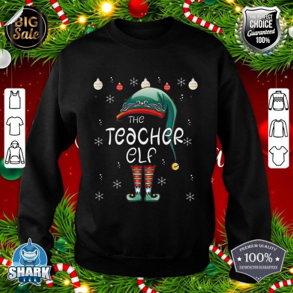 Christmas Pajama The Teacher Elf sweatshirt