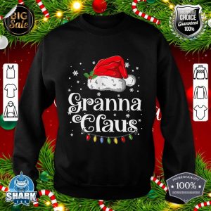 Granna Claus Shirt Christmas Pajama Family Matching Xmas sweatshirt