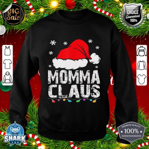 Momma Claus Christmas Pajama Family Matching Xmas sweatshirt