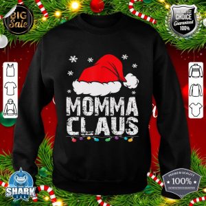 Nice Momma Claus Christmas Pajama Family Matching Xmas sweatshirt