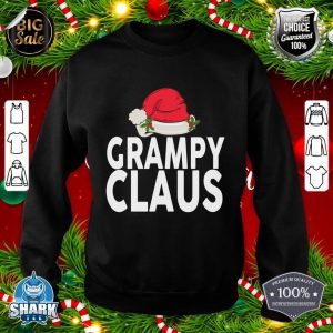 Grampy Claus Christmas Family Group Matching Pajama sweatshirt