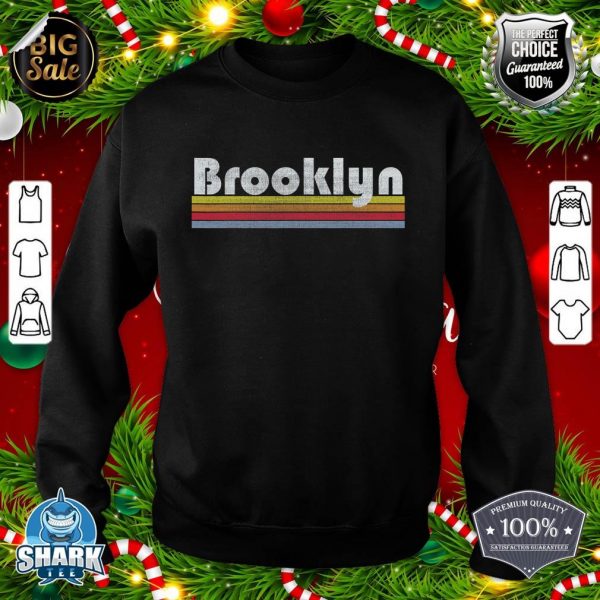 Brooklyn Retro Vintage 70s 80s 90s Men Women Christmas Gift sweatshirt