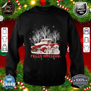 Feliz Navidog Bichon Frise Christmas Dog Lovers sweatshirt