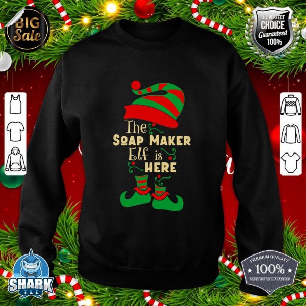 Soap Maker Elf Christmas Matching Family Christmas sweatshirt