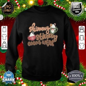 Shim my Cocoa What Merry Christmas Hot Cocoa Bleached sweatshirt