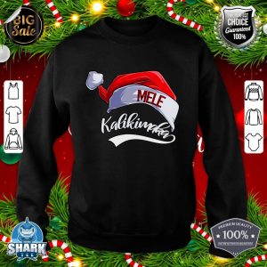 Hawaii Christmas Mele Kalikimaka Santa sweatshirt