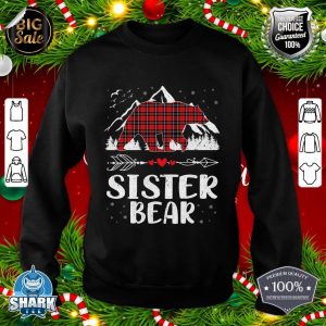 Arrow Hearts Noel Costume Merry Christmas Day Sister Bear sweatshirt