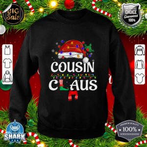 Cousin Claus Santa Funny Christmas Pajama Matching Family sweatshirt