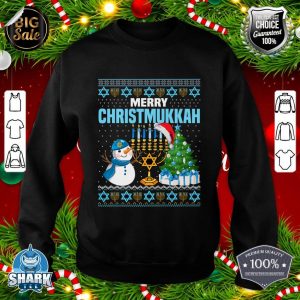 Happy Christmukkah Jewish Christmas Hanukkah Chanukah Gifts Premium sweatshirt