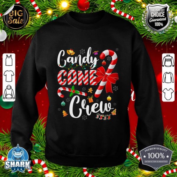 Funny Candy Cane Crew Christmas Sweet Candy Light Lover sweatshirt