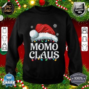 Momo Claus Christmas Costume Gift Santa Matching Family Xmas sweatshirt