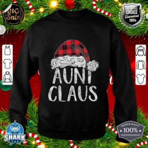 Aunt Claus Christmas Costume Gift Santa Matching Family Xmas sweatshirt