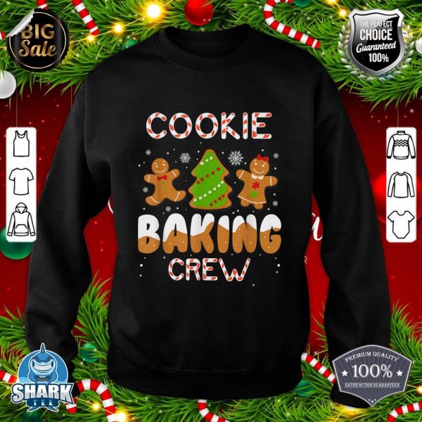 Christmas Cookie Baking Crew Pajama, Gingerbread Christmas sweatshirt